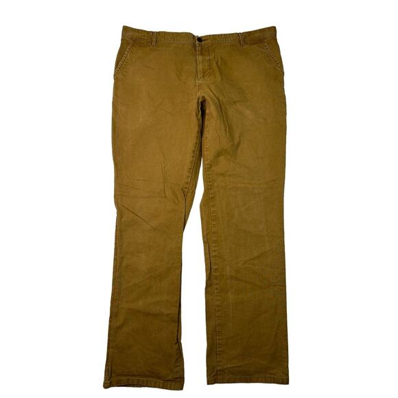 Apolis Global Citizen Standard Issue Utility Chino Pants Brown FLAW Mens 38x31 - Picture 3 of 8